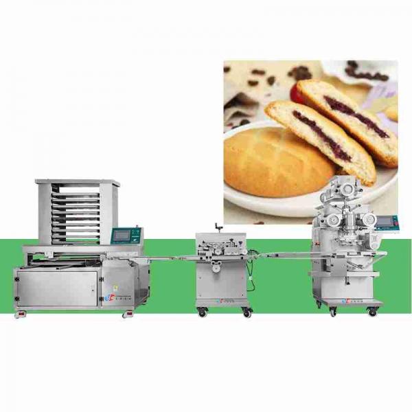 Quality 100PPM Automatic Cookie Making Machine Dual Color 100 Pcs Per Min for sale