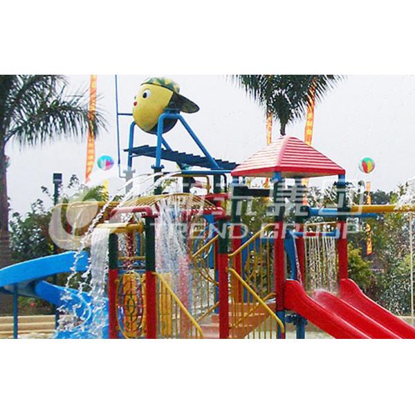 Quality Several Lanes Fiberglass Kids' Water Playground For Water Park Build for sale