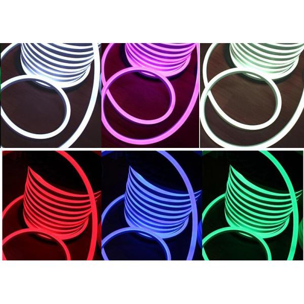 Quality PVC LED RGB LED Neon Flex Multi Color Changing 110V AC Input Voltage for sale