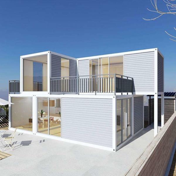 Quality ISO9000 eco Flat Pack Prefab House Shipping Container For Home Construction for sale