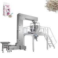 China VFFS 10KG 15KG Wood Pellets Packing Machine Linear Weigher Cat Litter Bag Filling Packing Machinery factory