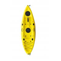 China Yellow Color Single Person Recreational Sit On Top Kayak Rotomolding Convienient Control factory