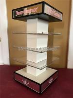 China Acrylic Cosmetic Display Stand Visual Merchandising 4 - Way Spinning Display Stand factory