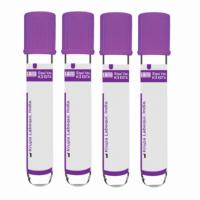 China 2ml Purple Top Vacuum Blood Collection EDTA Tube K3 Coagulation Tests factory