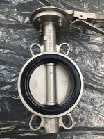 China Stainless Steel Wafer Type Butterfly Valve，Wafer Butterfly Vavlve, A351 CF8, 150#, 4 Inch factory