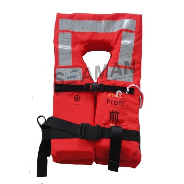 Quality Orange Naval Adult Boat Marine Life Jacket Lifesaving Lifevest EC / RINA / GL for sale