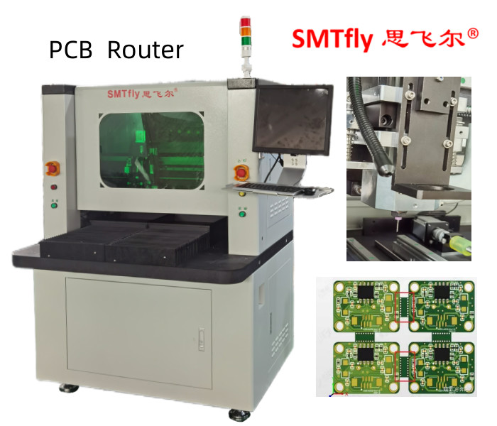 China 4.2KW PCB Routing Machine For Milling Joints Panel Cutting Thickness 0.5-3.5mm factory