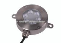 China Safe Voltage DMX LED pool Lamp / 316 Stainless Steel Underwater Light factory