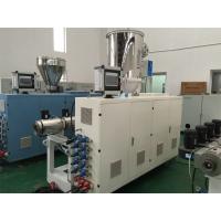 Quality PLC Control HDPE / PE Pipe Production Line 2.2KW Cutter Power 12 Months Warranty for sale