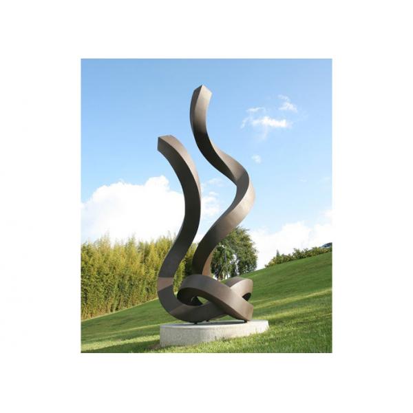 Quality Painted Monumental Stainless Steel Outdoor Sculpture For Garden Landscape for sale