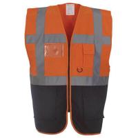 China 100% Cotton Reflective Safety Vest , High Visibility Safety Vest With Reflective Tape factory