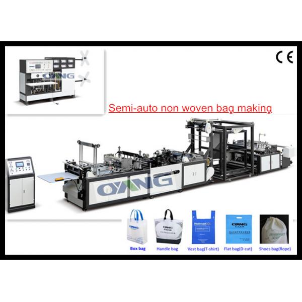 Quality ONL-BG 700-800Non Woven fabric Box Bag / Square Bottom bag manufacturing machine for sale
