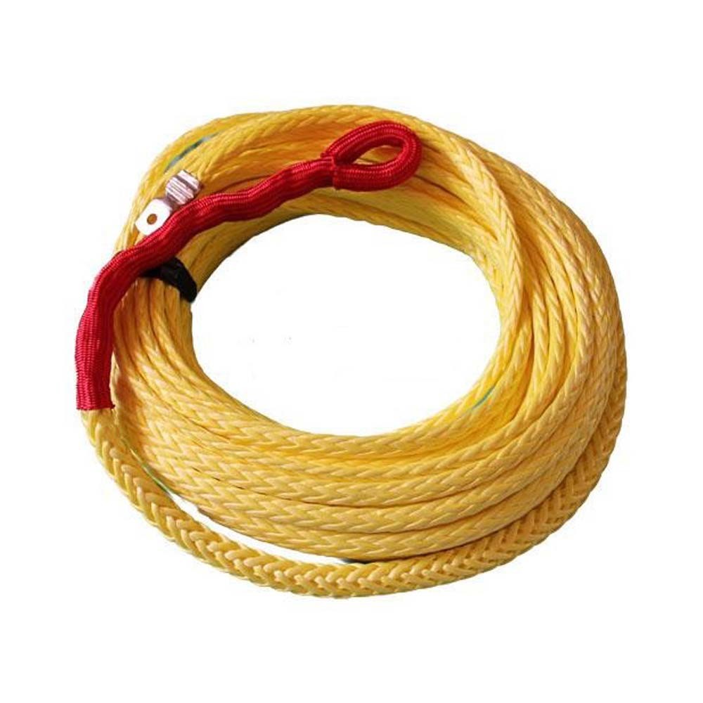 China Yellow Offshore UHMWPE Fiber Rope Ultra High Molecular Weight Installation for sale
