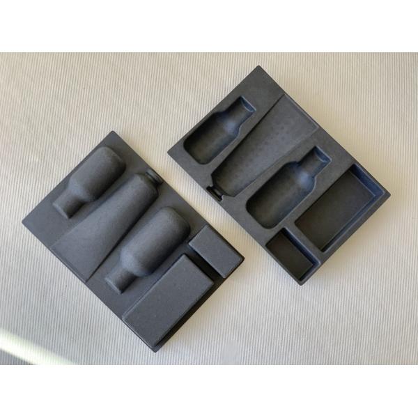 Quality Custom Pantone Wet Press Molded Pulp 0.8mm Cosmetic Packaging Insert for sale