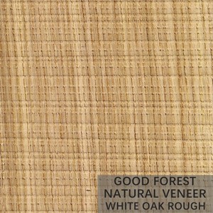 Quality Customized White Oak Wood Veneer Rough Smoked Oak Veneer ISO for sale