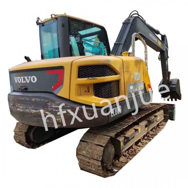 Quality Prime Used Volvo Excavator Construction Equipment EC 80 8 Ton for sale