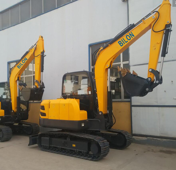 Quality 4.3KM/H Road Builder Excavator , 6500kg Weight Hydraulic Crawler Excavator for sale