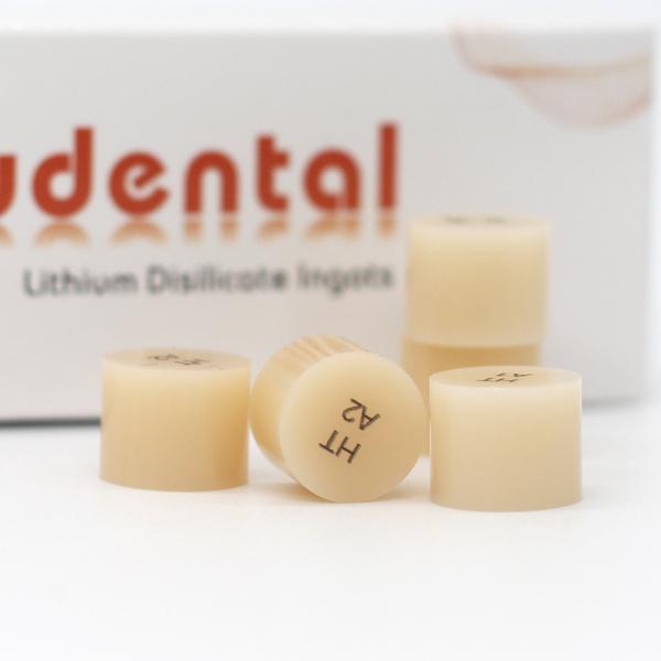 Quality HT LT Lithium Disilicate Ceramic Crown Dental Lab Material C14 B Glass for sale