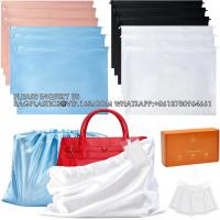 China Dust Bags Handbags Travel Storage Pouch Silk Cloth Bag With Drawstring Large Storage Pouch For Handbag Purse Shoes factory