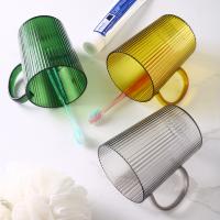 china Stylish Plastic Mouthwash Cup Insta Style With Comfortable Handle