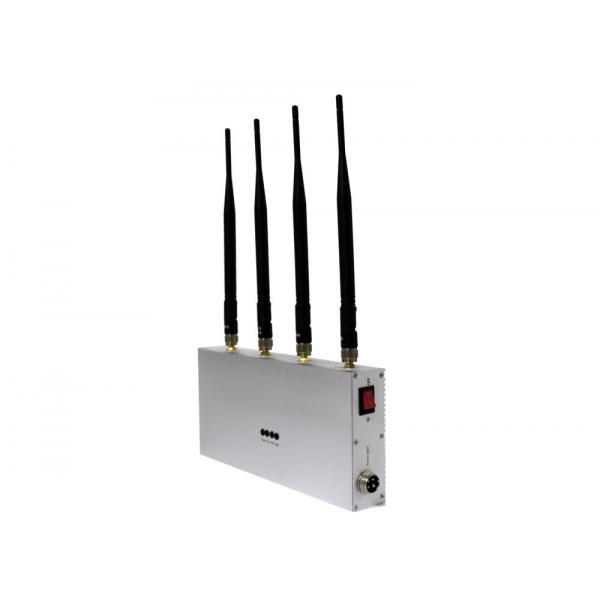 Quality 4 Antenna CDMA Remote Control Jammer EST-505D 850 - 894MHz for Theater for sale