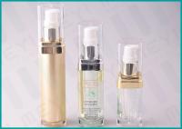 China Square Acrylic Cosmetic Pump Bottle 15 ML 20 ML 30 ML For Lotion And Essence factory