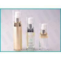 China Square Acrylic Cosmetic Pump Bottle 15 ML 20 ML 30 ML For Lotion And Essence factory