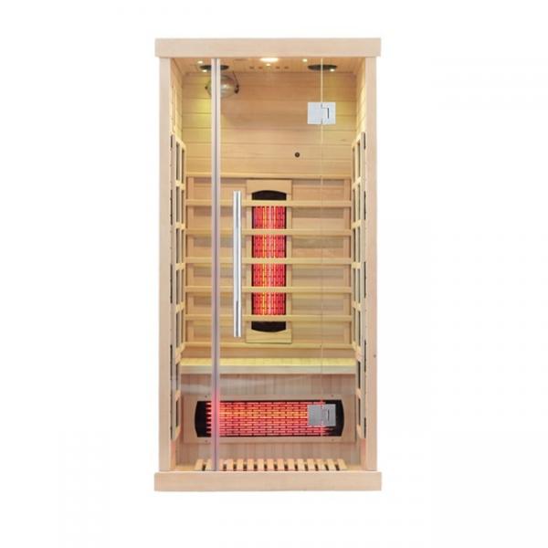 Quality Full Spectrum 1 Person Individual Far Infrared Sauna Solid Wood for sale
