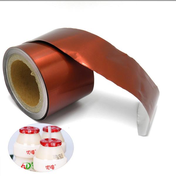 Quality 0.036mm To 0.038mm Aluminum Foil Bottle Cap Lid Roll Embossing for sale