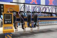 China Heavey Type Multi-torch CNC Flame and Plasma Cutting Machine factory