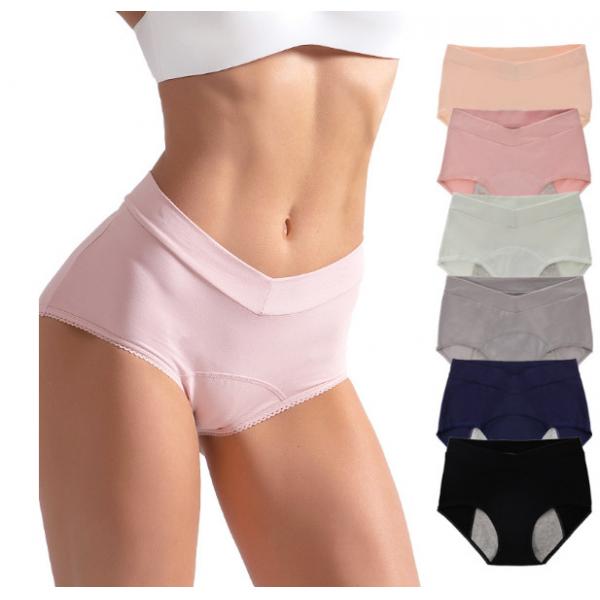 Quality Postpartum Reusable Period Panties For Heavy Flow Plus Size Cotton 3 Layer for sale