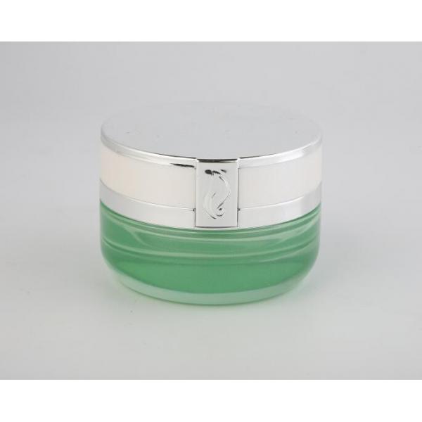 Quality Reliable Luxury Cosmetic Containers Glass Cream Jars Cosmetic Packaging Customized Design for sale