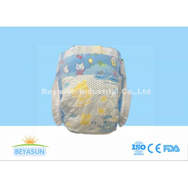 Quality Sleepy Printed Disposable Baby Diapers Breathable Non Woven Fabric Material for sale