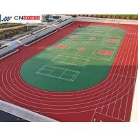 Quality 13mm Internation Standard IAAF Approved Anti UV Sports Field Surfacing Materials for sale