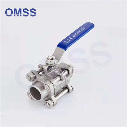 Quality 3PC Ball Valve 2inch Stainless Steel Sanitary Globe Valve Stainless Steel 316 for sale