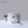 China Luxury White Hotel Collection Turkish Towel With Custom Embroidery Logo factory