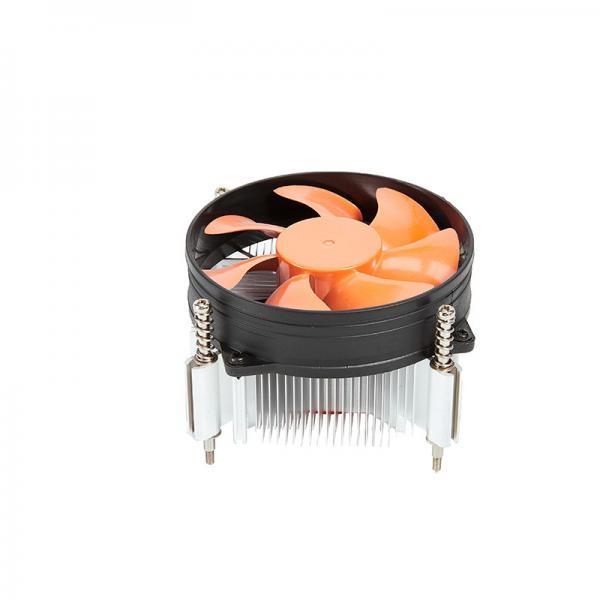 Quality 7pcs Blade Orange Fan CPU Cooling Radiator For IntelLGA775 Core2DUO Voltage for sale