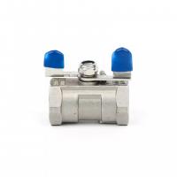 Quality 1/2inch SS202 SS304 SS316 Metal Ball Valve Butterfly Handle Female And Female for sale