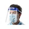 China 33x22cm Plastic Safety Visor Face Shield Full Transparency With No - Glare Lens factory