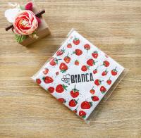 China Coffee Napkin Tissue Paper With Logo Paper Restaurant 15-25 Gsm/M2 Virgin Pulp factory
