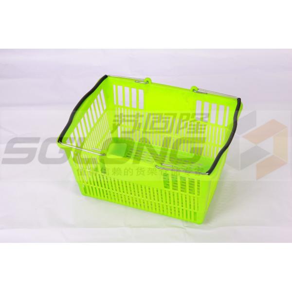 Quality Returnable Supermarket Shopping Trolley Baskets , Hand Baskets For Shopping for sale
