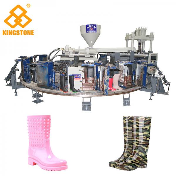 Quality 1/2 Color Fully Automatic PVC Farmer Boots Injection Moulding Machine Boot Making Machine for sale
