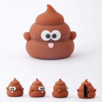 Quality Poop Manual Pencil Sharpener For Kids Kawaii School Office Supplies Gift Mini Silicone Stationery for sale