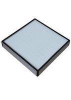 China Aluminum Alloy Frame Cleanroom Hepa Filter 0.3 Micron Air Purification Ends factory