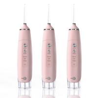 china Pink Teeth Whitening Water Flosser , Hanasco OEM Oral Care Electric Water
