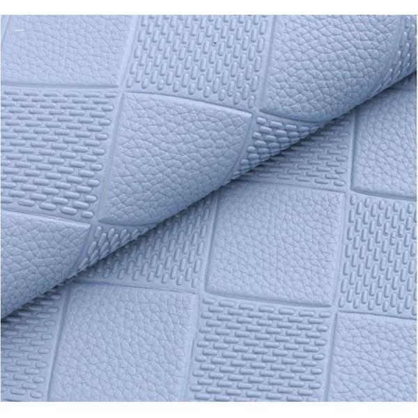 Quality 1.1mm Car Floor Mats Leather Diamond Embossed PVC Floor Leather for sale