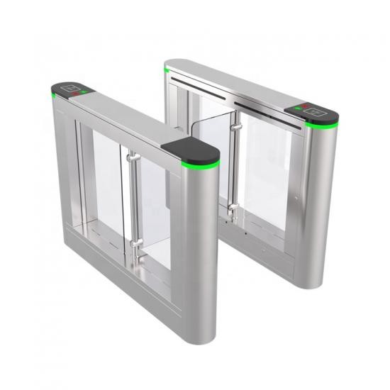 Quality 1.2mm SUS 304 Hairline 400 Swing Gate Turnstile Biometric Access Control for sale