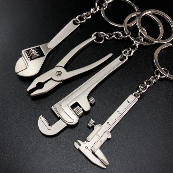 Quality Portable Personalized Metal Keychain Mini Vernier Caliper Measuring Gauging Tools for sale