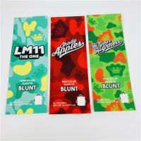 China Customized Printed Leaf Smoke Roll Wrap Cigar Tobacco Cone Hemp  Mylar Cigar Packaging Bag for sale
