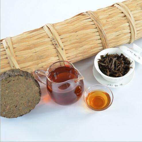 Quality Personal Drinking Anhua Big Leaf Tea , Chinese Weight Loss Tea Long Shelf Life for sale